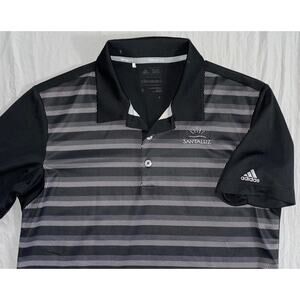 Adidas Climacool Microfiber Polo Golf Shirt. Santaluz Stitched. Men's S, EUC!!